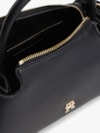 Bolsa Baguette Satchel com Alça de Mão e Transversal Removível