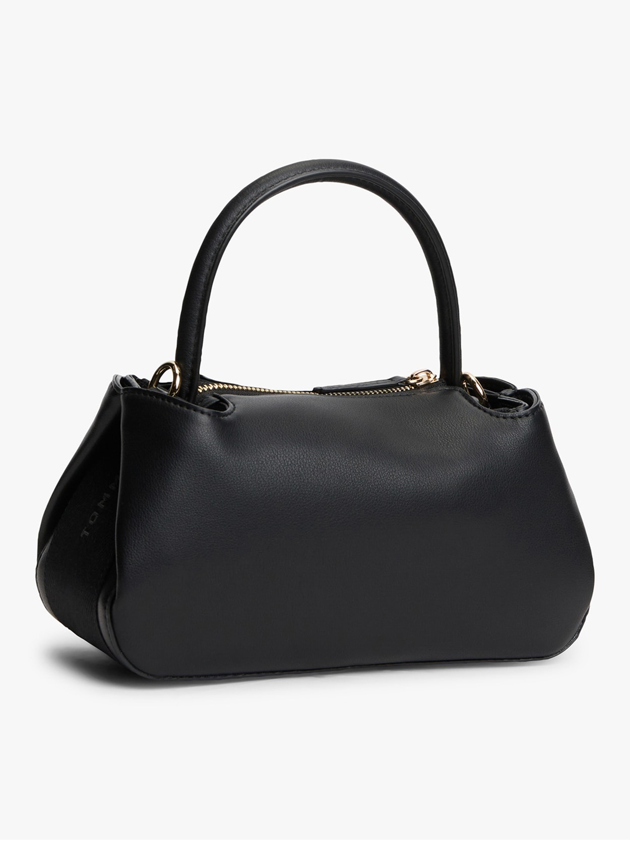 Bolsa Baguette Satchel com Alça de Mão e Transversal Removível