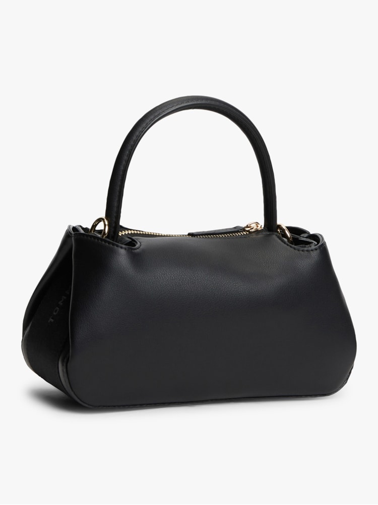 Bolsa Baguette Satchel com Alça de Mão e Transversal Removível