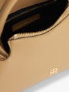 Bolsa Baguette Satchel com Alça de Mão e Transversal Removível