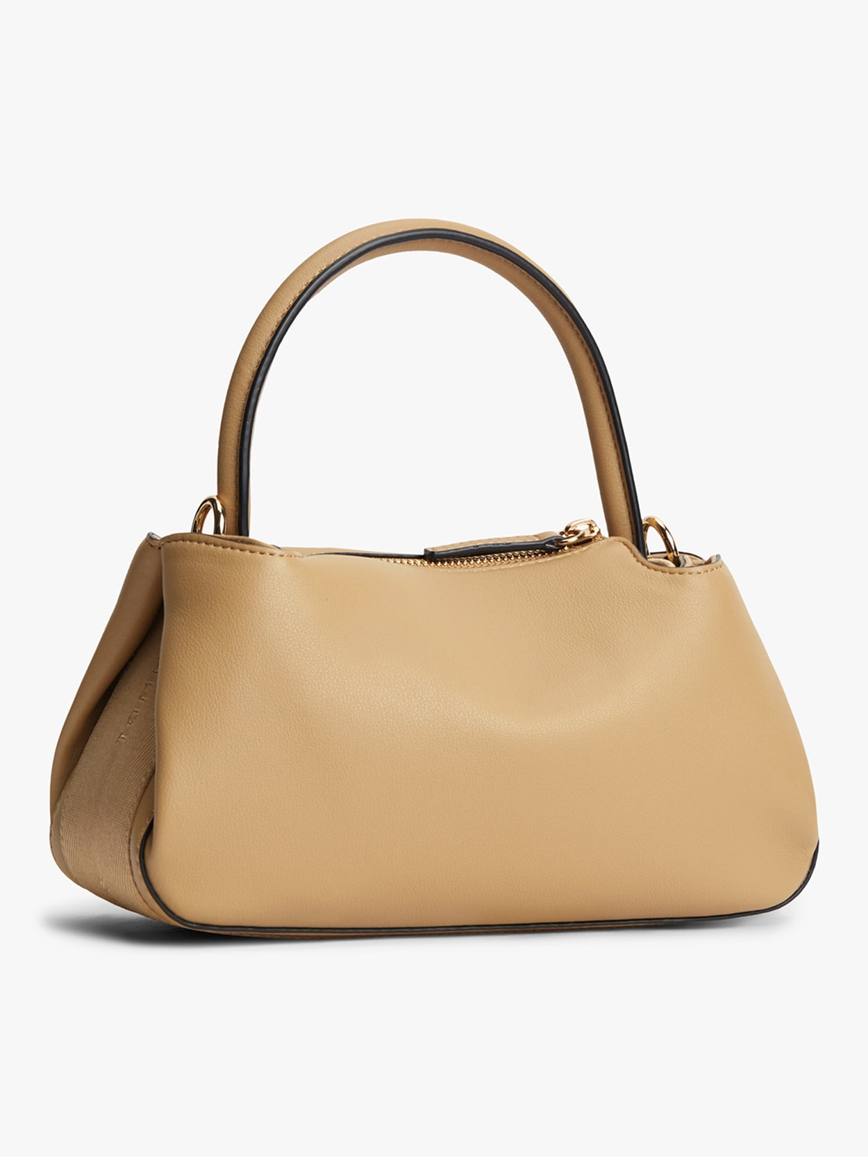 Bolsa Baguette Satchel com Alça de Mão e Transversal Removível