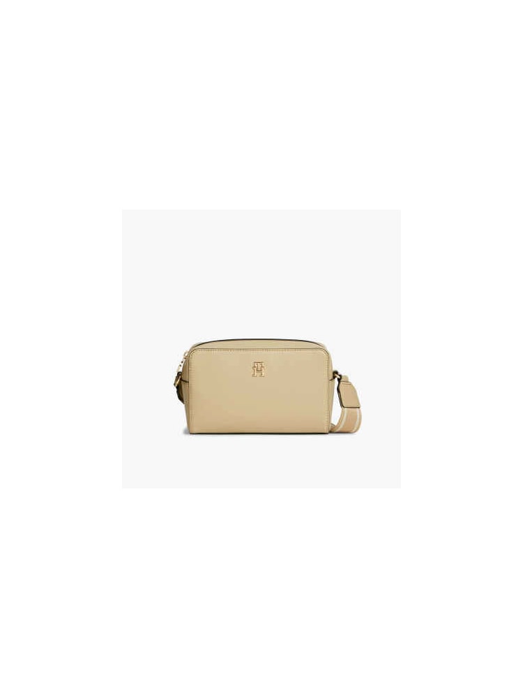 Bolsa Câmera Transversal com Alça de Logo Repetido