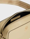 Bolsa Câmera Transversal com Alça de Logo Repetido