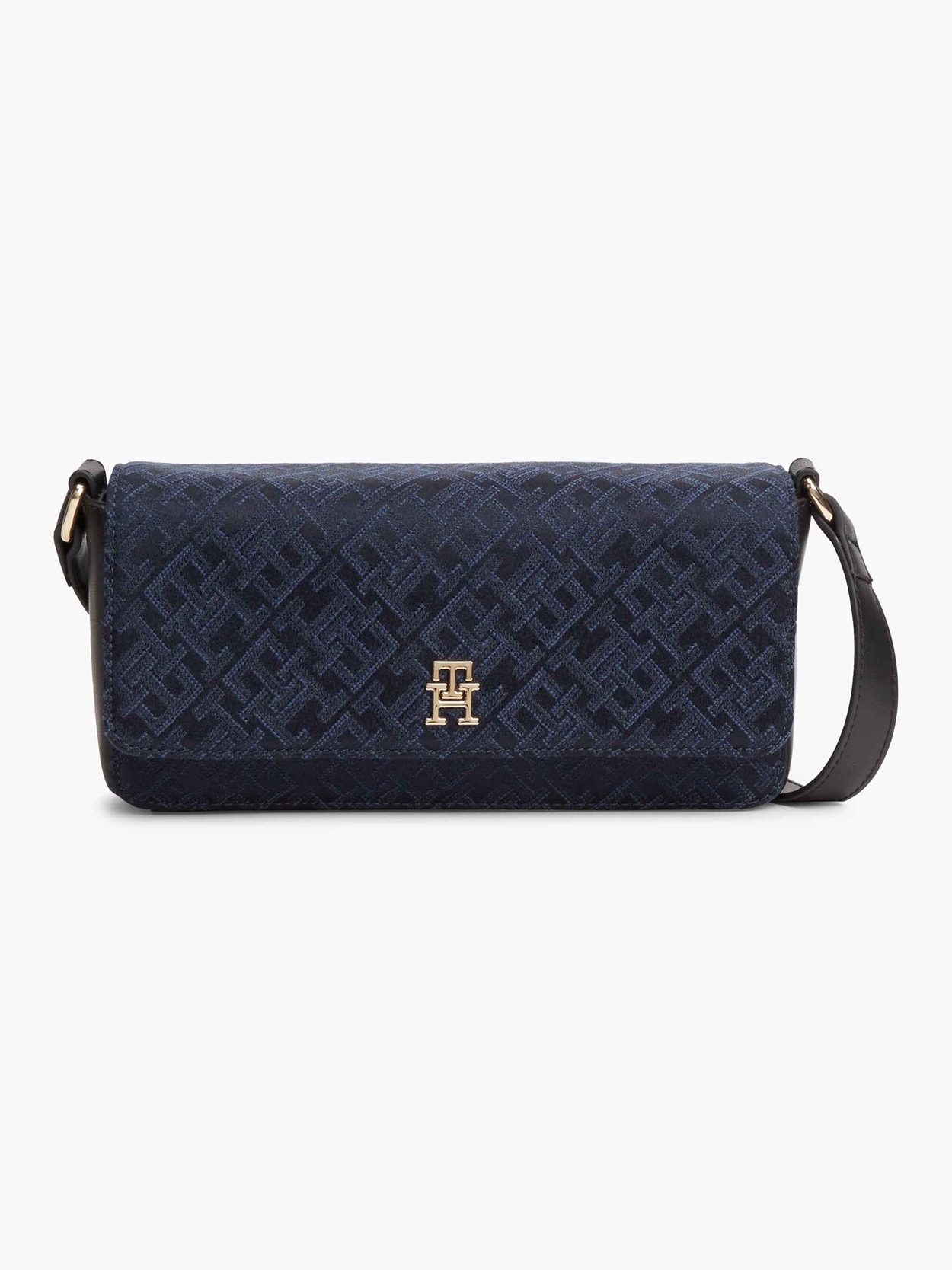 Bolsa Crossover Jacquard com Monograma