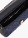 Bolsa Crossover Jacquard com Monograma