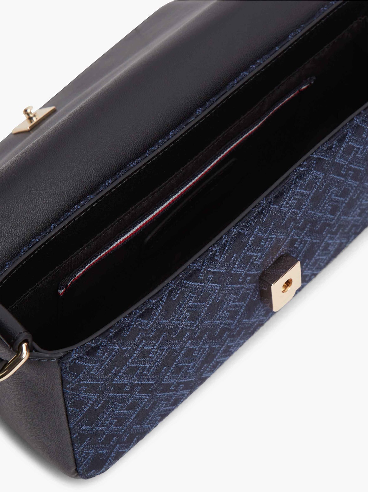 Bolsa Crossover Jacquard com Monograma