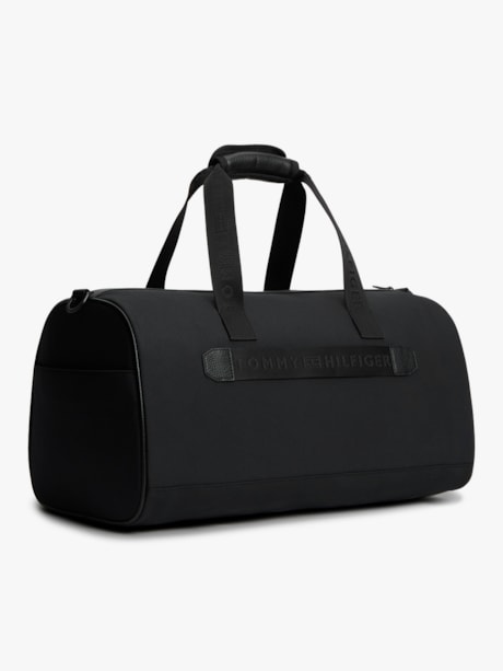 Bolsa Duffel com Logo e Texturas Mistas
