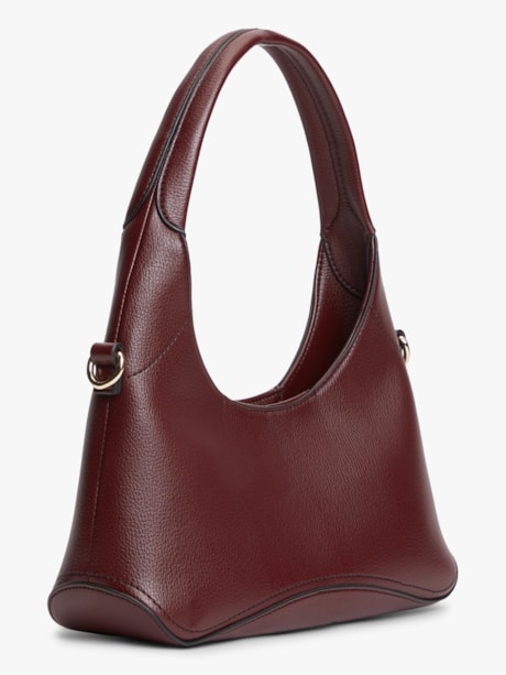 Bolsa Hobo Transversal Th Monogram com Placa