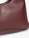 Bolsa Hobo Transversal Th Monogram com Placa