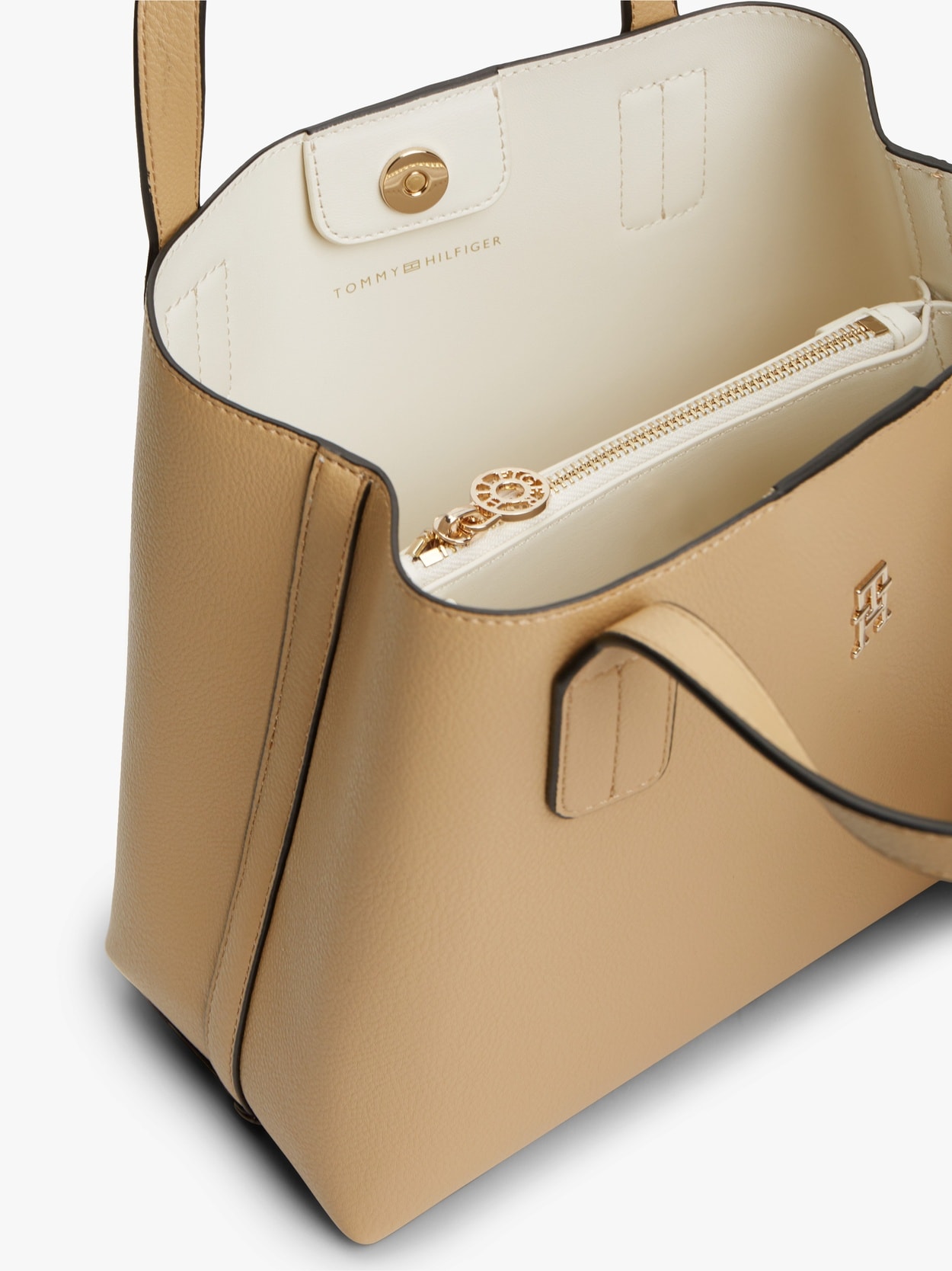 Bolsa Mini Hilfiger Icon com Alça de mão e Transversal Removível