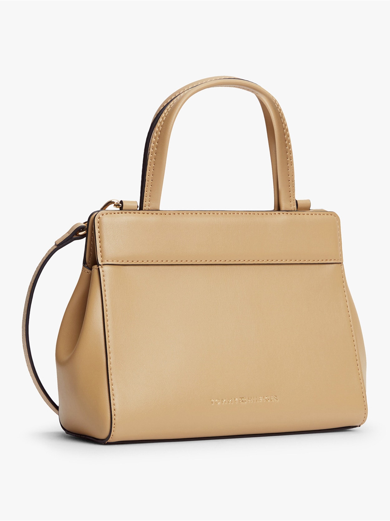 Bolsa Modern com Acabamento Acetinado e Alça de Mão e Transversal Removível
