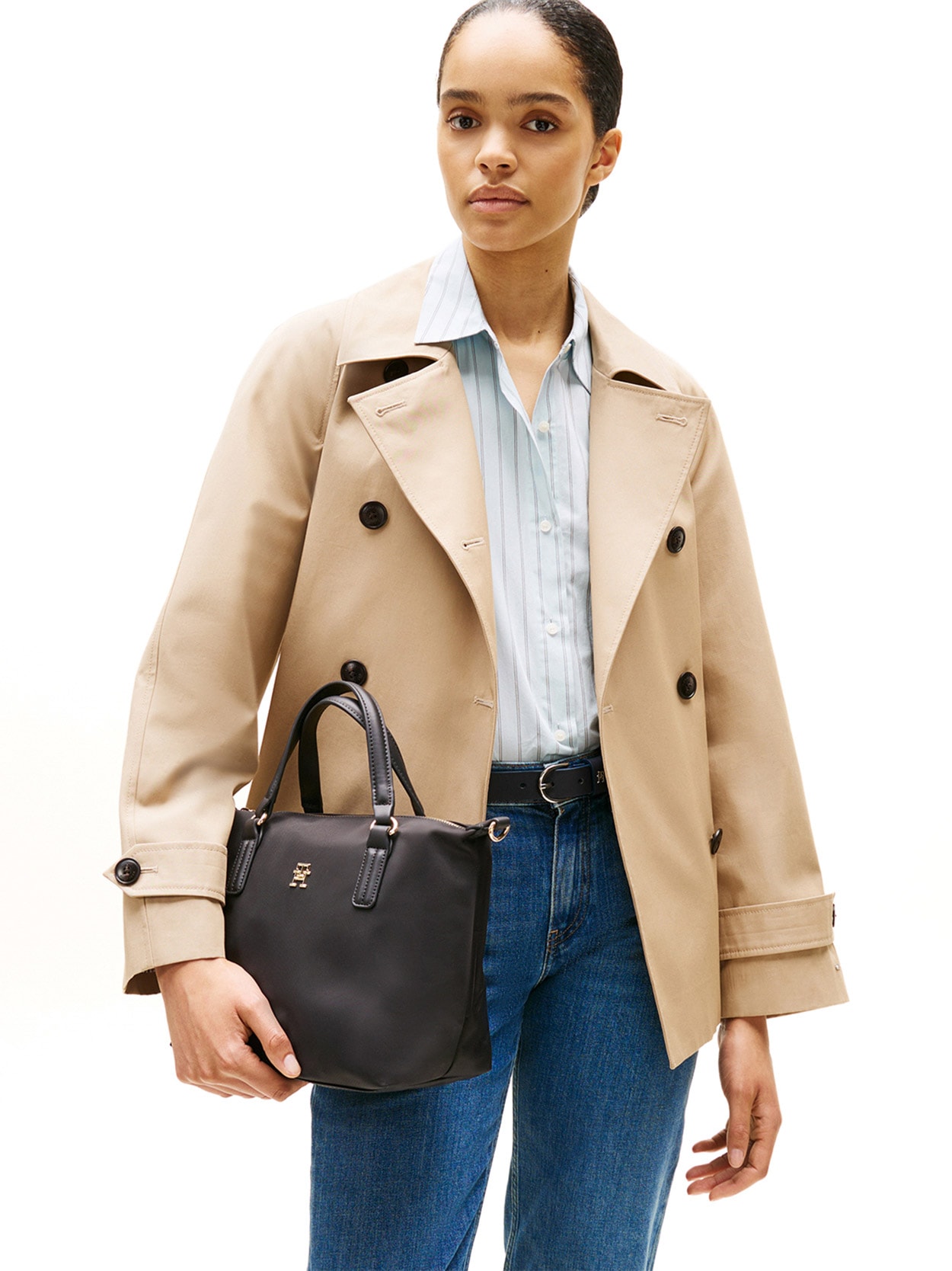 Bolsa Poppy Tote Pequena em Nylon