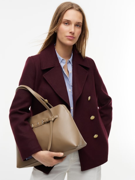 Bolsa Tote com Alça e Fivela