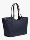 Bolsa Tote Jacquard com Monograma TH