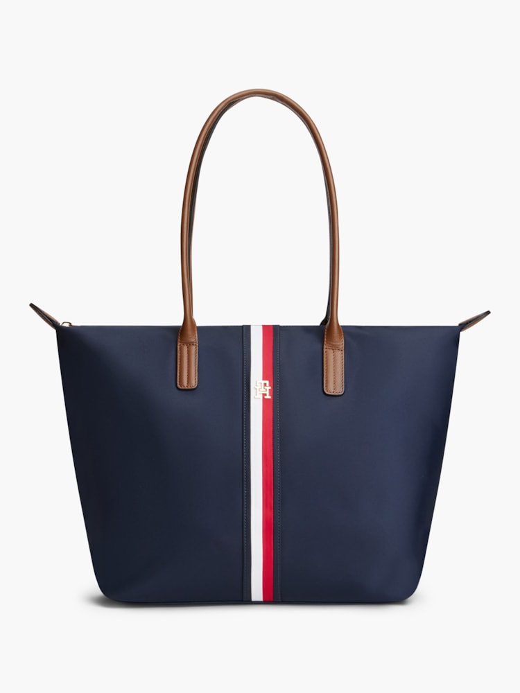 Bolsa Tote Popette com Listras Global Stripe