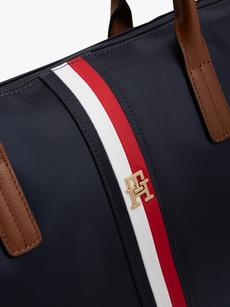 Bolsa Tote Popette com Listras Global Stripe