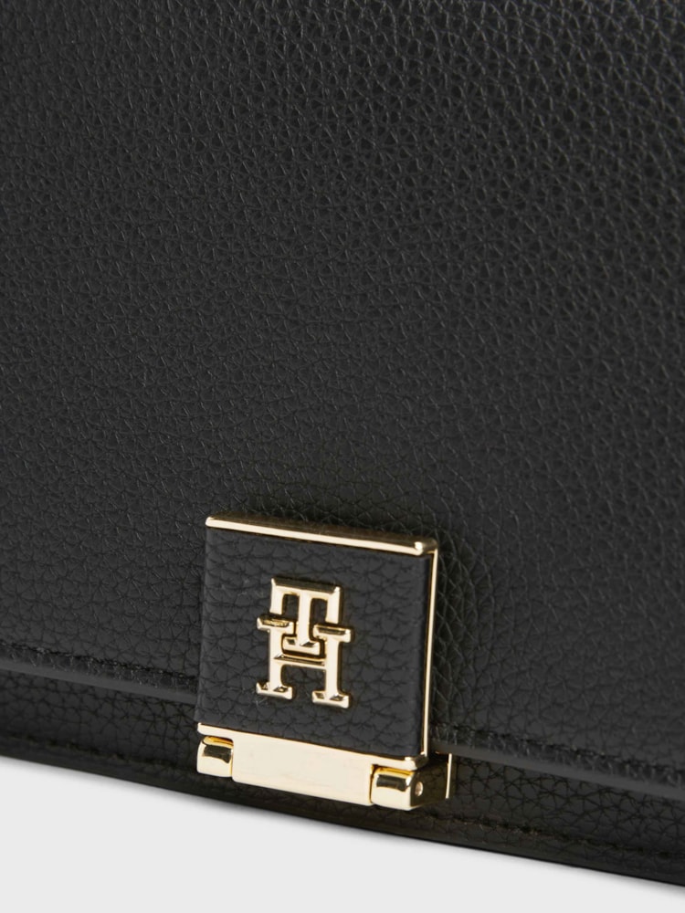 Bolsa Transversal com Alça de Corrente Monograma Th