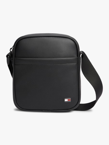 Bolsa Transversal Reporter Perfurada com Bandeira Esmaltada