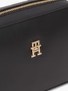 Bolsa Tranversal com Zíper e Logo Monograma TH