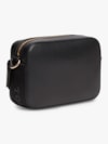 Bolsa Tranversal com Zíper e Logo Monograma TH