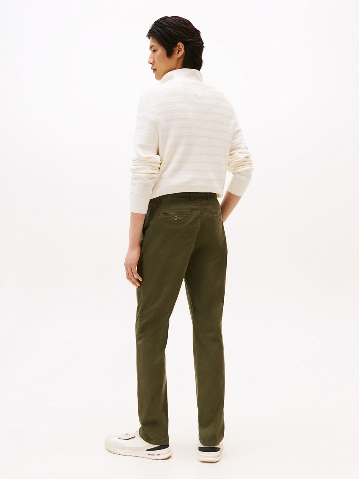 Calça Chino Denton em Sarja Reta