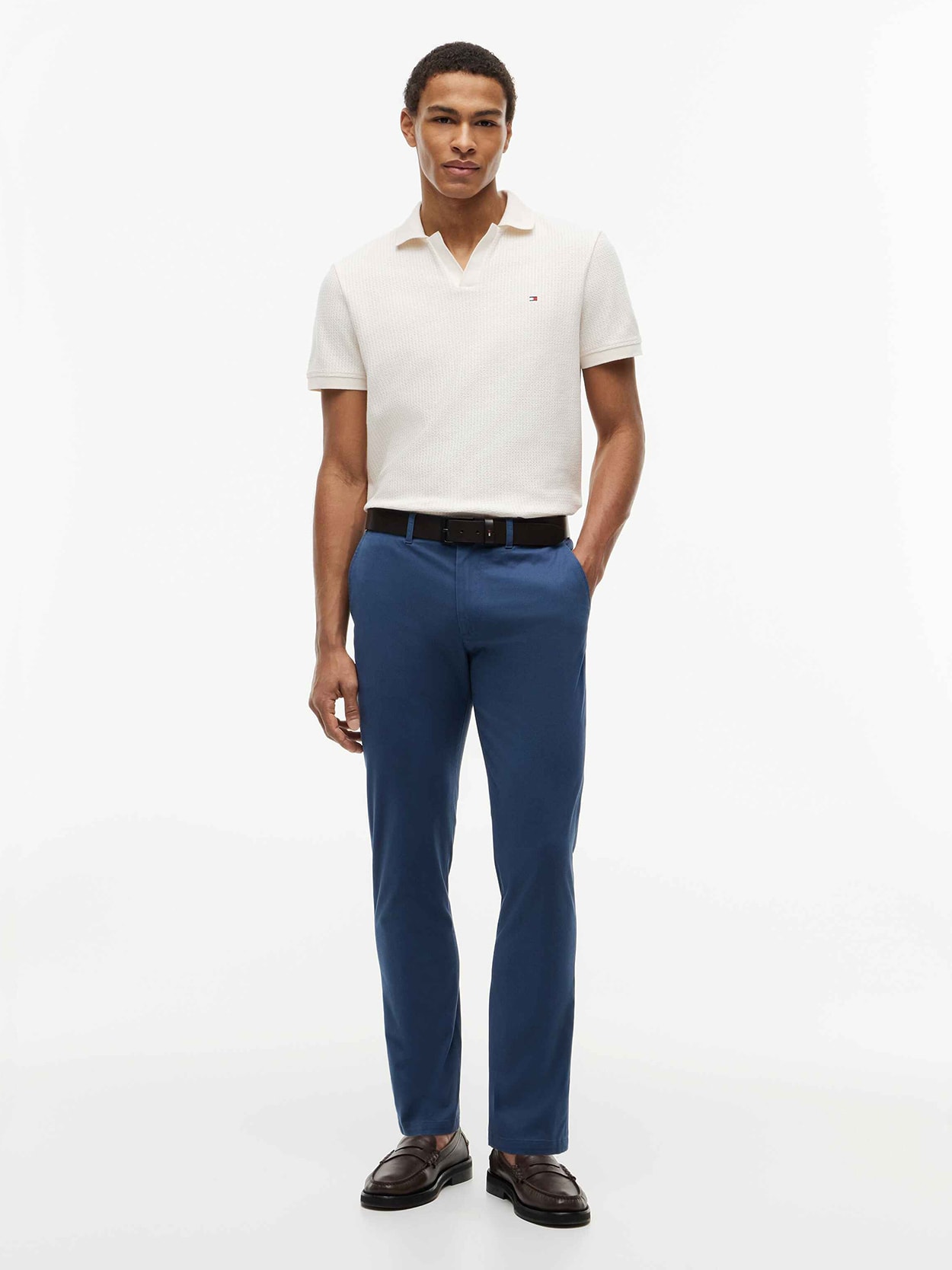 Calça Chino Denton em Sarja Reta