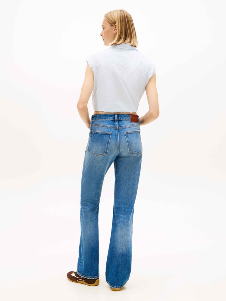 Calça Cleo Cintura Média Bootcut