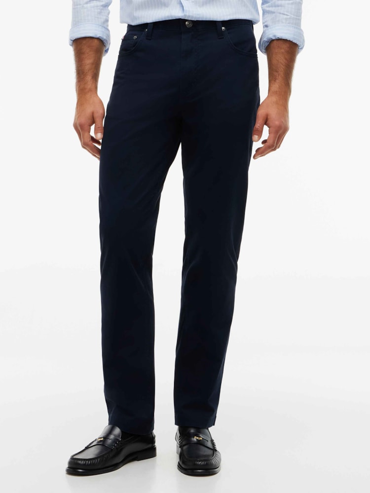 Calça Denton Slim Reta com Cinco Bolsos