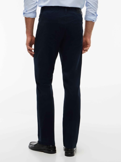 Calça Denton Slim Reta com Cinco Bolsos