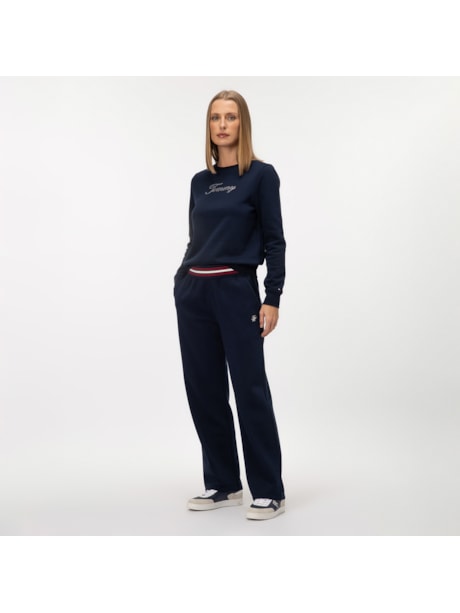 Calça Global Stripe Wide Leg Track