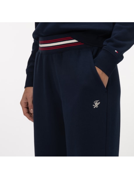 Calça Global Stripe Wide Leg Track