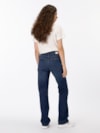 Calça Jeans Bootcut de Cintura Média