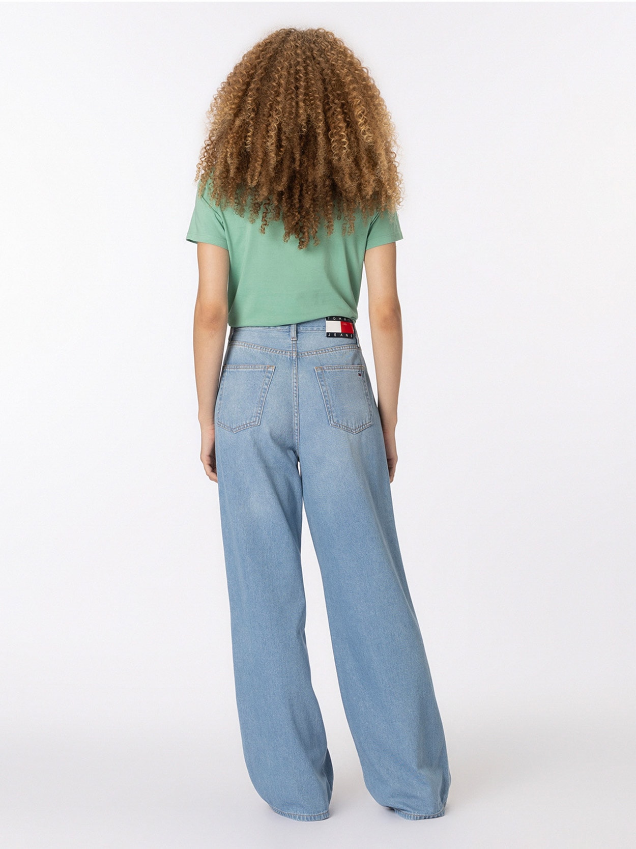 Calça Jeans Claire Cintura Alta Pernas Largas