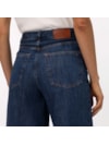 Calça Jeans de Cintura Alta e Perna Larga