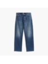 Calça Jeans Jaimie Loose Reta com Efeito Whiskers