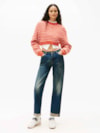 Calça Jeans Reta e Justa de Cintura Média
