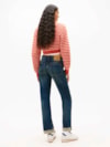 Calça Jeans Reta e Justa de Cintura Média
