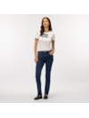 Calça Jeans Slim de Cintura Média