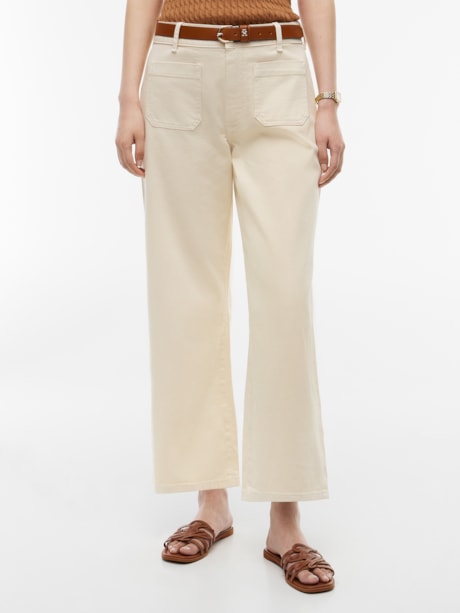 Calça Jeans Wide Leg Cintura Alta