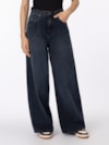 Calça Jeans Wide Leg Cintura Média