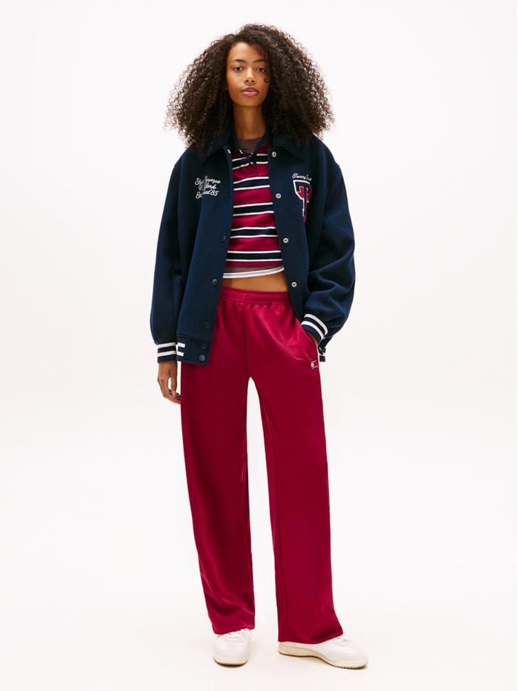 Calça Jogger Relaxed Interlock com Badge Tommy