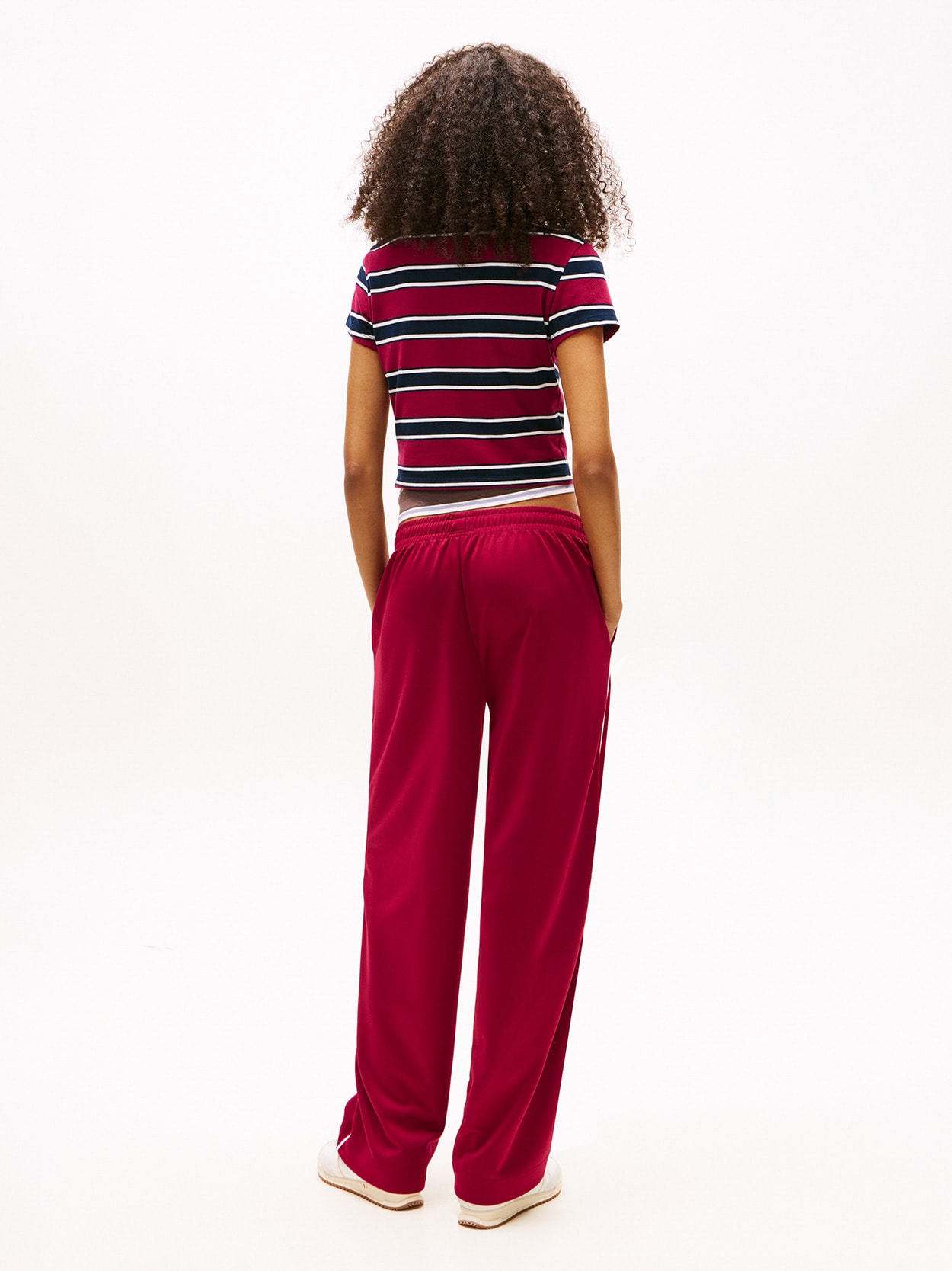 Calça Jogger Relaxed Interlock com Badge Tommy