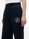 Calça Jogger Reta com Cordão e Logo
