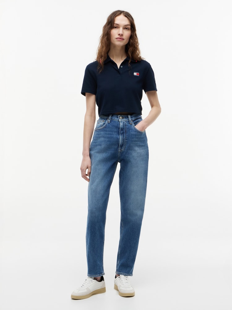 Calça Mom Jeans Cintura Ultra Alta