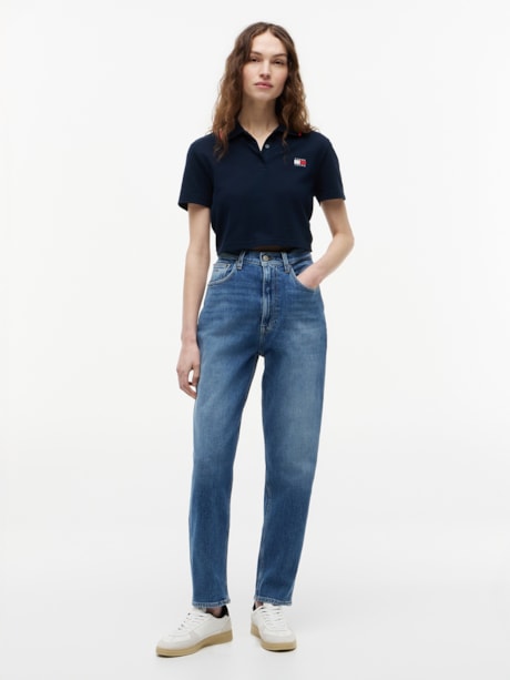 Calça Mom Jeans Cintura Ultra Alta