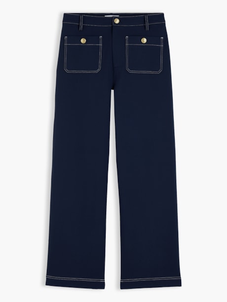 Calça Ponte Top Costura Aparente