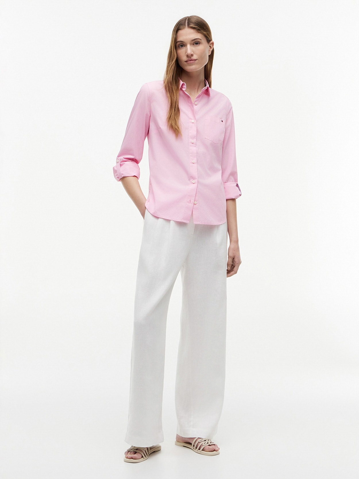 Camisa Classic Poplin Roll-Tab