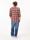 Camisa de flanela xadrez de corte regular