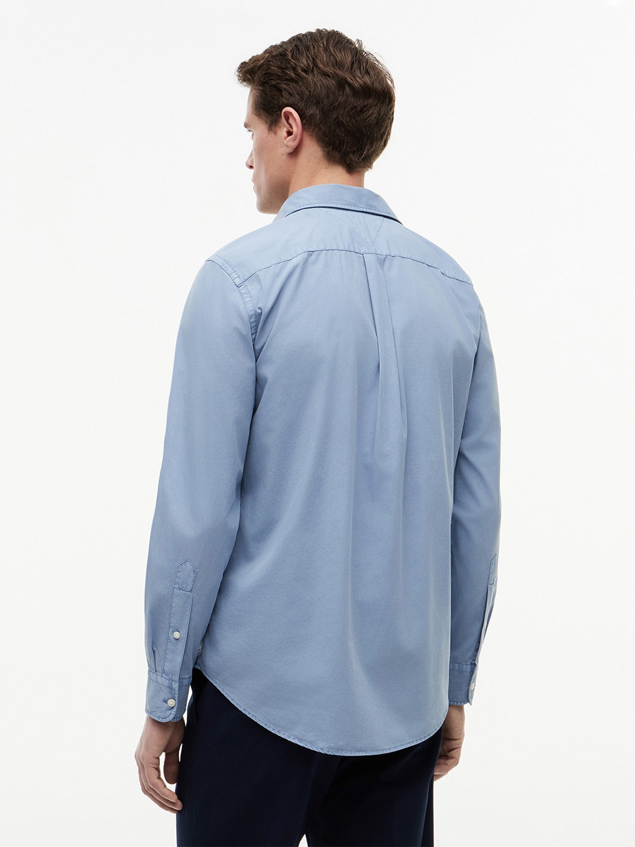 Camisa de Popeline Lavada Regular