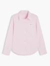 Camisa em Popeline Regular Fit com Bordado de Bandeira